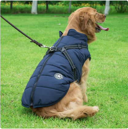 Reflective Waterproof Dog Coat for Autumn and Winter